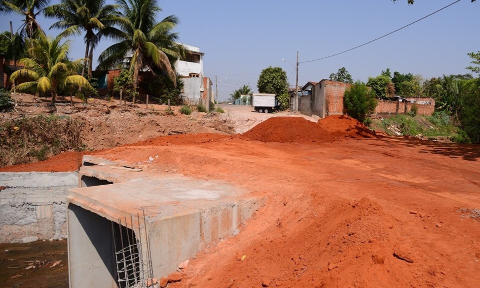 Obra de recuperação da ponte da Vila Canaã está na fase final