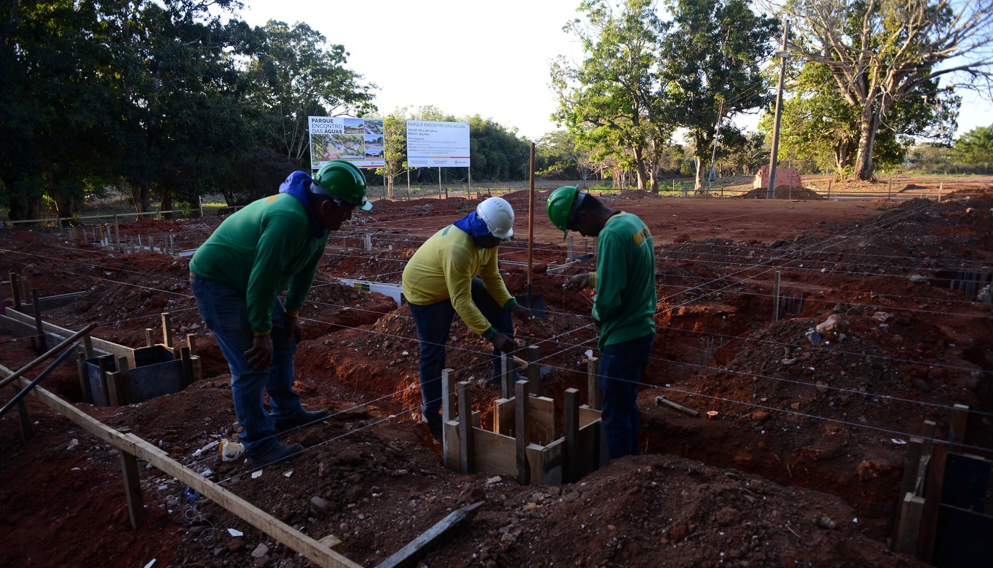 Obras do Parque Encontro das Águas avançam e espaço começa a ganhar identidade própria