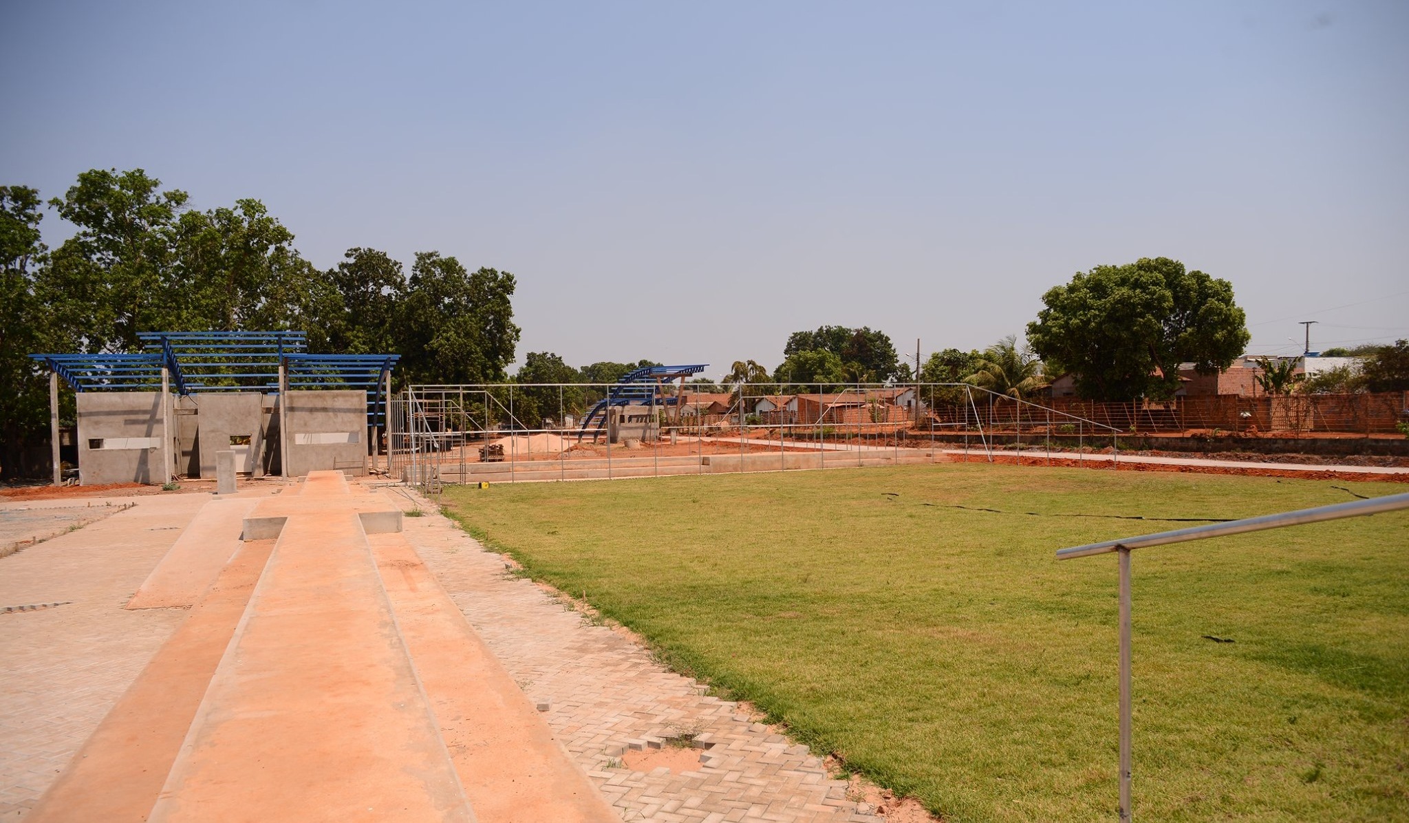 Obras do Parque das Mangueiras estão na reta final