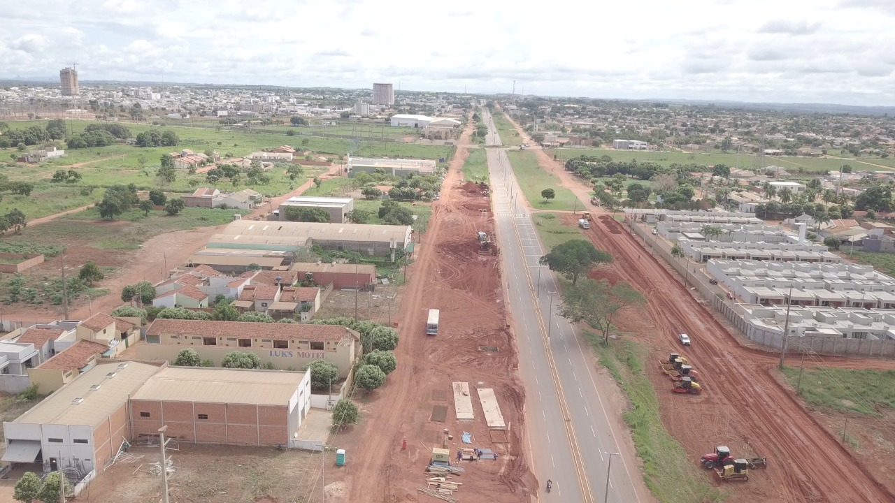 Obras de construção das Avenidas Binário Norte e Binário Sul, seguem em ritmo acelerado