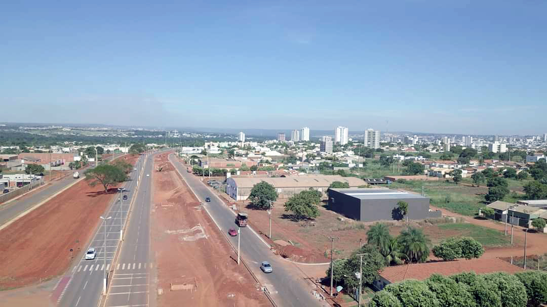 Avenidas Binário Norte e Binário Sul, começam a receber calçadas, pistas de caminhadas e ciclovias