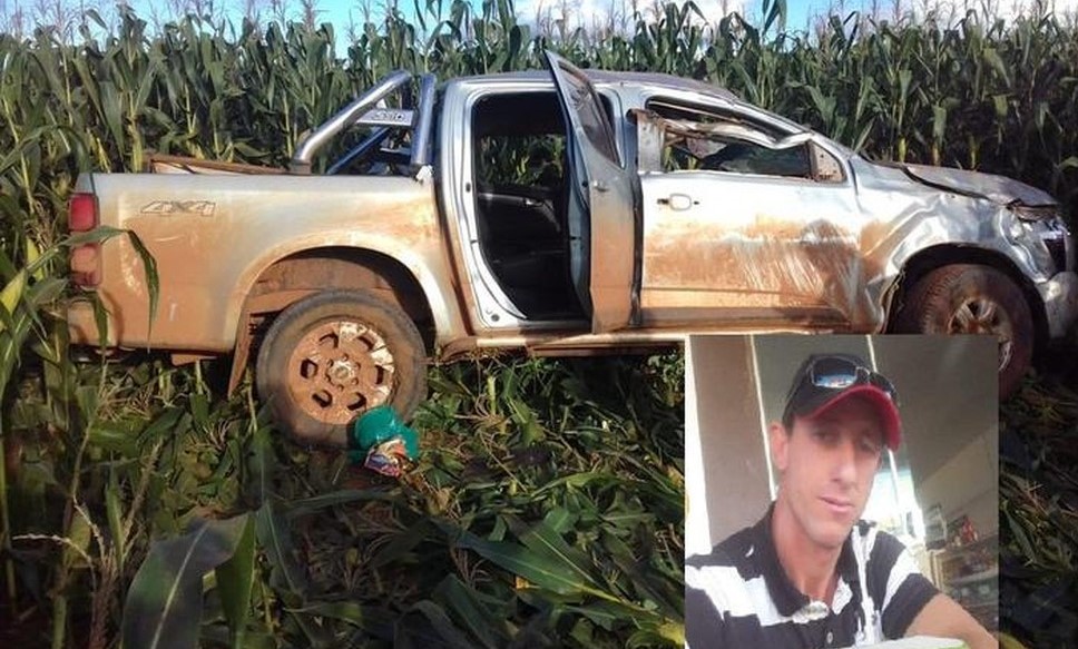 Mato Grosso | Passageiro morre após tentar segurar volante de caminhonete e veículo capotar