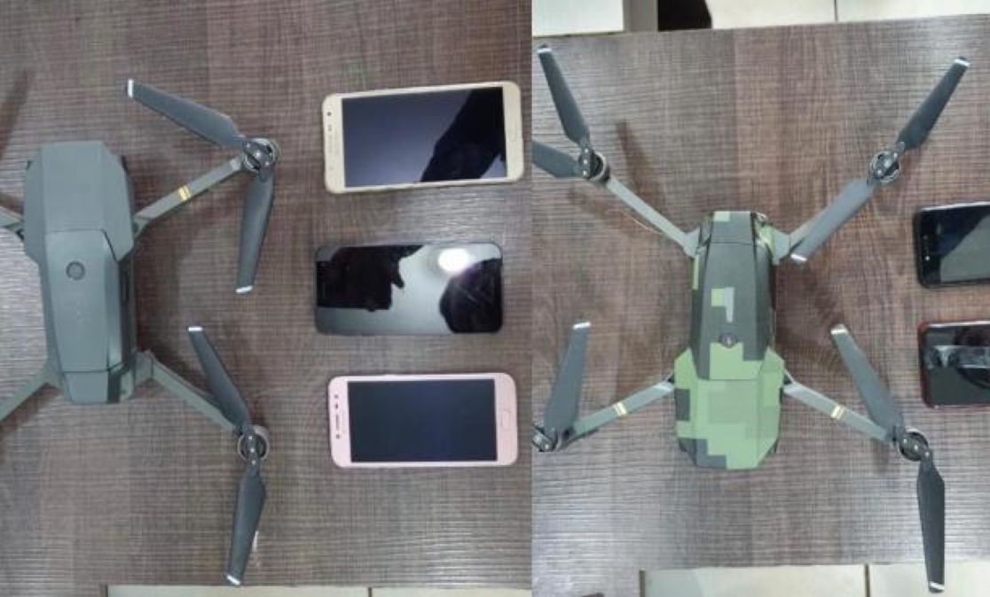 Polícia derruba drones que entregavam celulares e drogas na Mata Grande