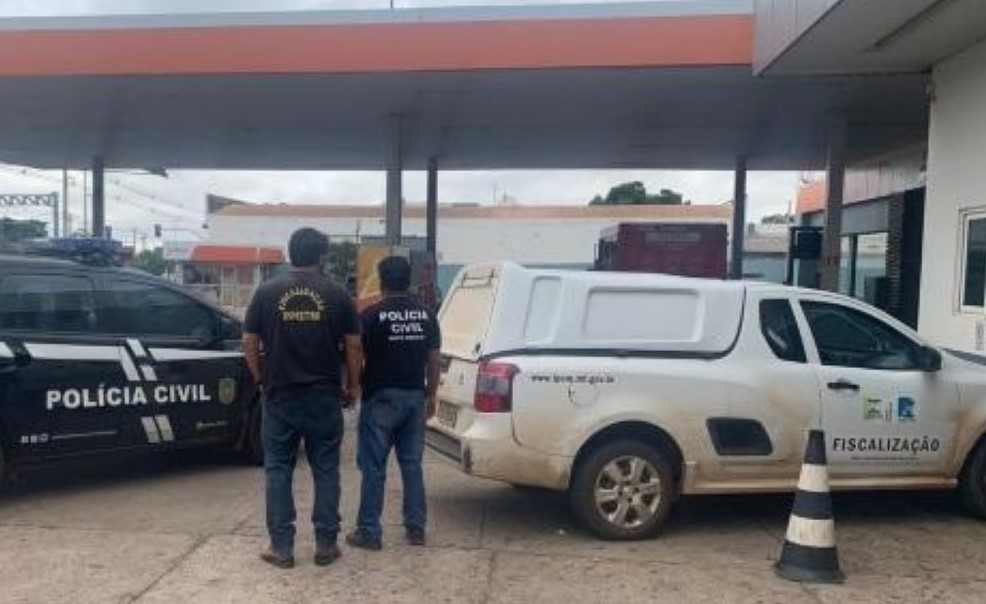 Polícia flagra posto de Cuiabá aplicando golpe em motoristas