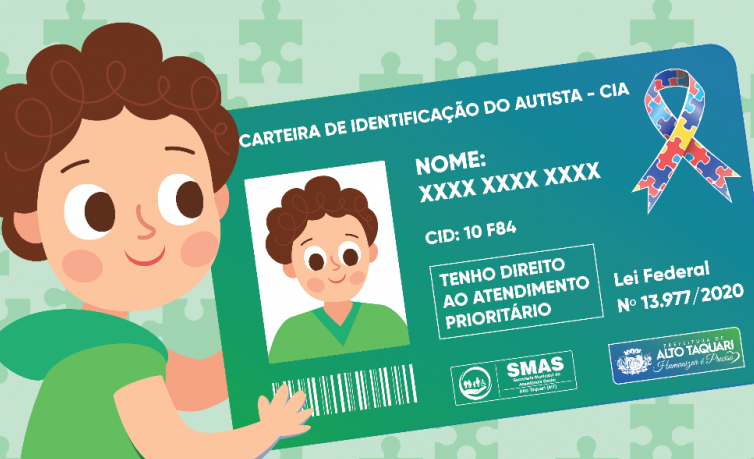 Prefeitura de Alto Taquari inicia emissão de Carteira de Identificação do Autista