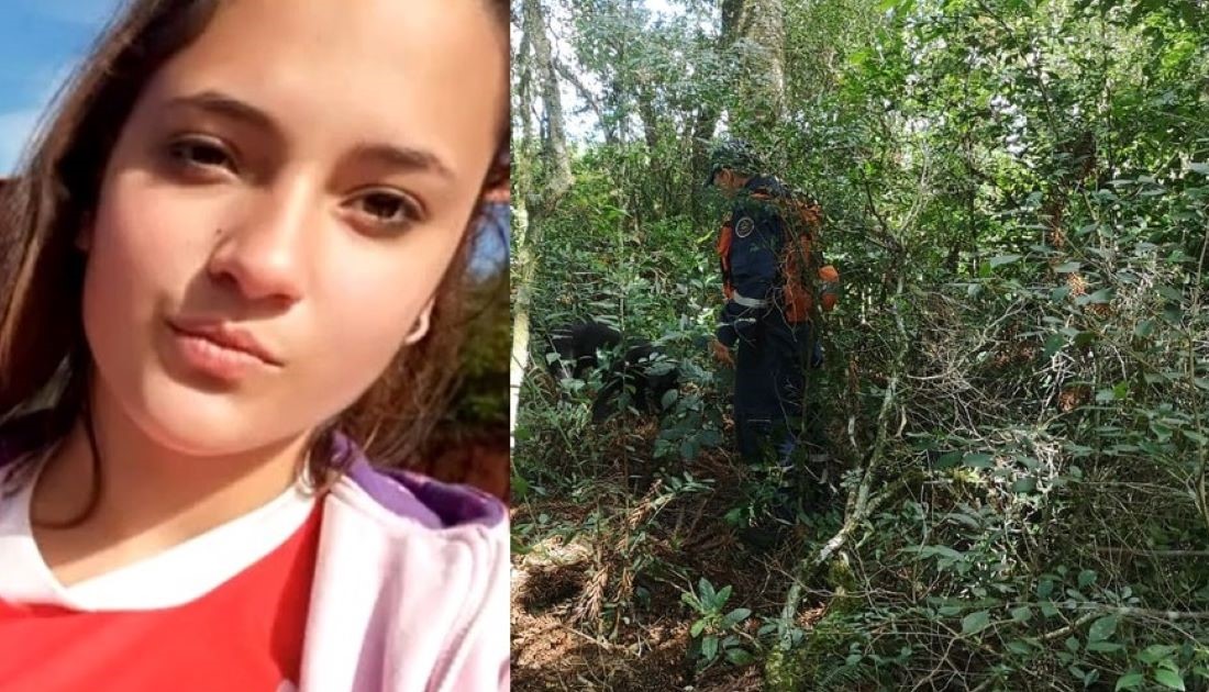 Rapaz de 15 anos, vizinho de adolescente encontrada morta amarrada na Serra de SC assume participação no crime