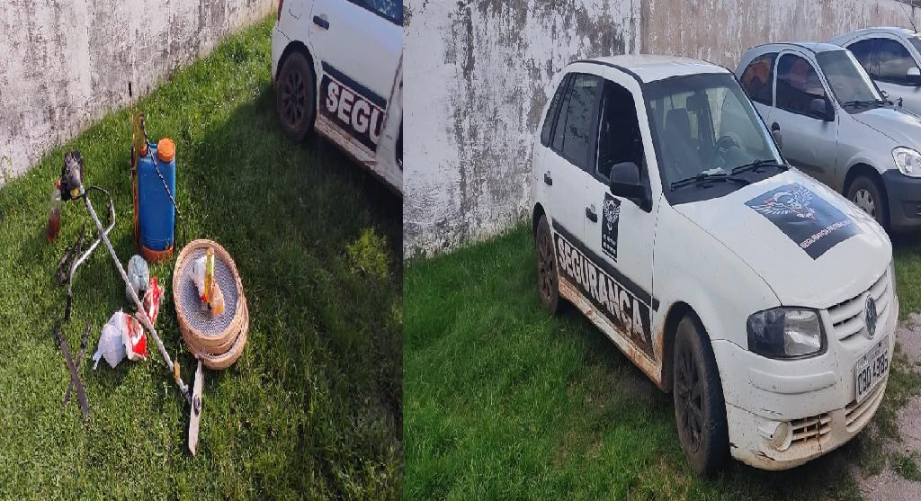 Paranatinga | Usando carro de segurança particular para roubar, dupla é detida em flagrante