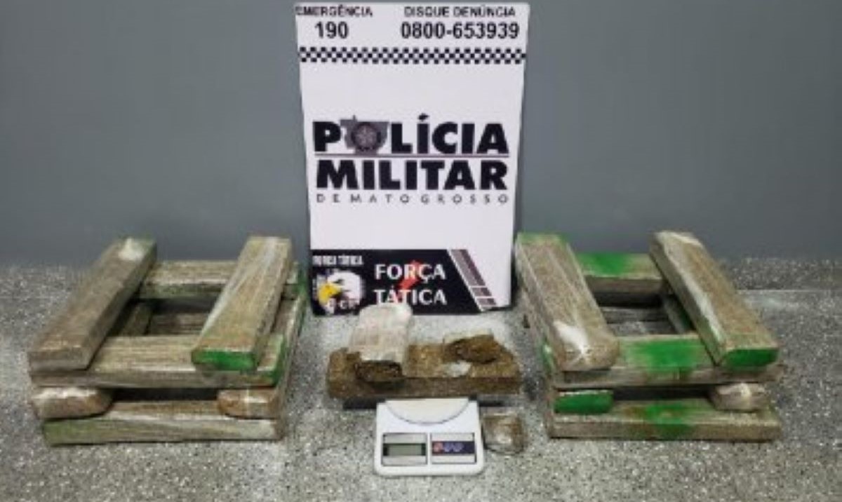 Rondonópolis | PM tira maconha de circulação e prende 5 pessoas