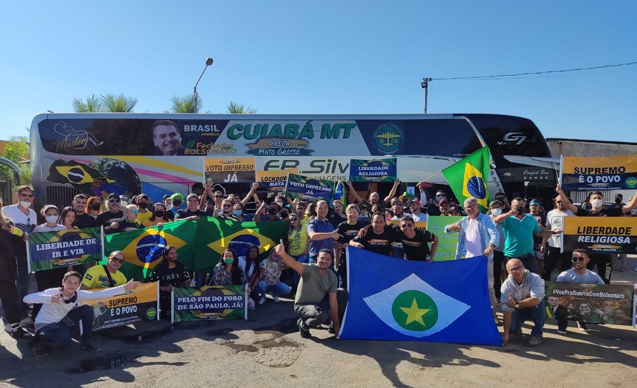 Nakamoto participa da caravana Brasil Verde e Amarelo rumo à Brasília