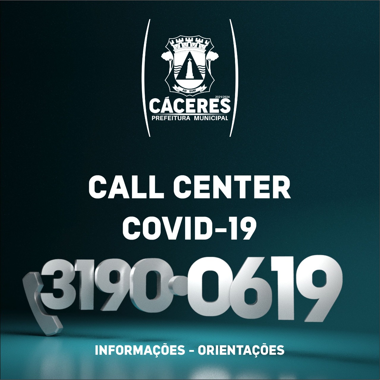 Call Center da prefeitura atende a população com sintomas da Covid