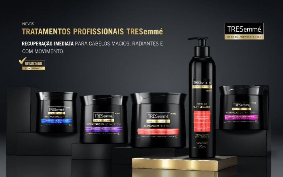 TRESemmé amplia portfólio e traz novidades em linhas de tratamento