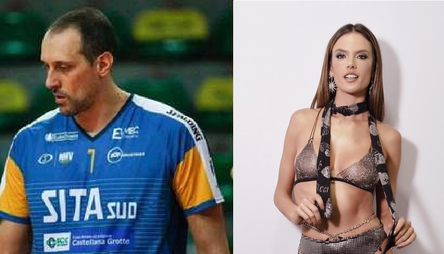 Jogador de vôlei italiano caiu em golpe por acreditar namorar a modelo brasileira Alessandra Ambrosio e perde 700 mil euros