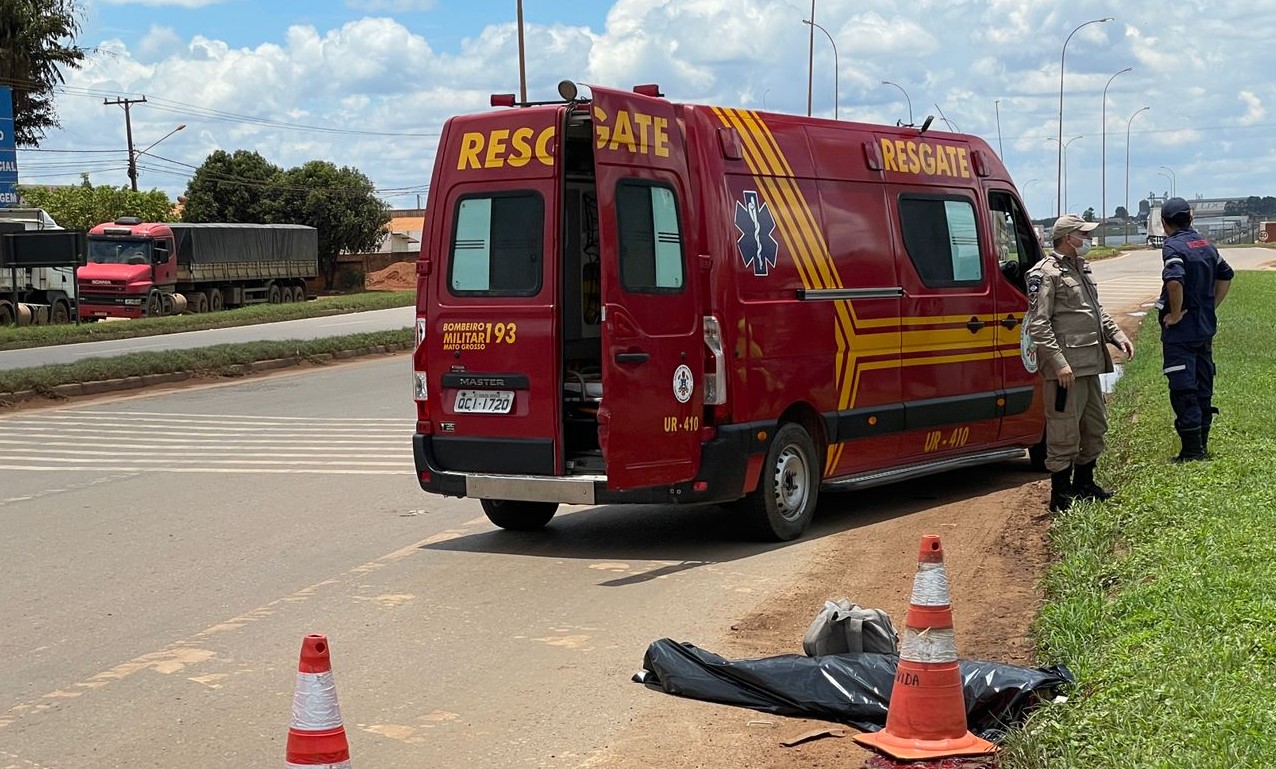 Sorriso | Homem morre atropelado por veículo de carga na BR-163