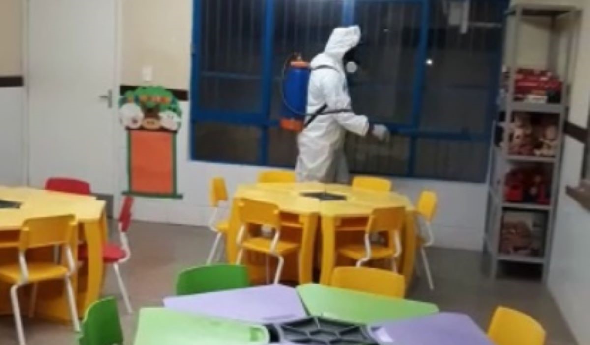 Rondonópolis | Escolas e creches municipais passam por sanitização