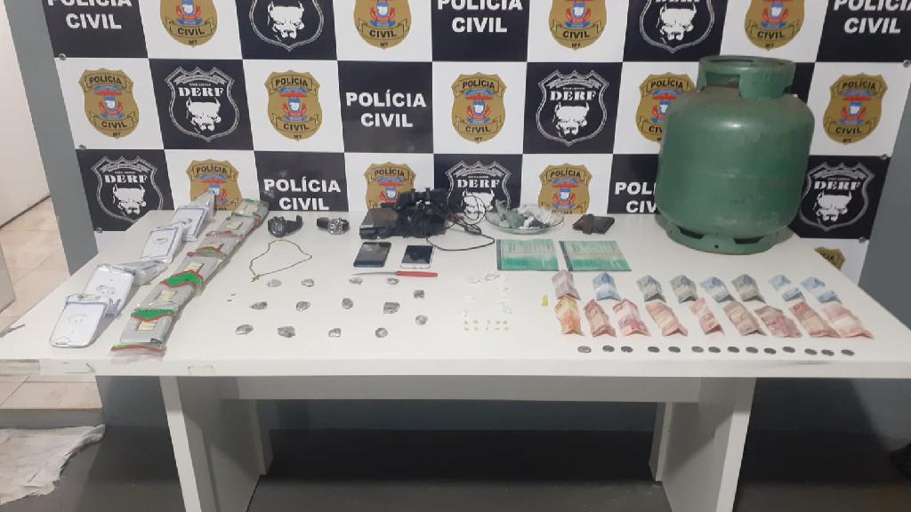 Rondonópolis | Polícia Civil prende três homens por tráfico de drogas