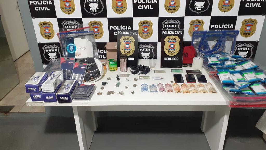 Rondonópolis | Polícia Civil prende quatro pessoas envolvidas com tráfico de drogas