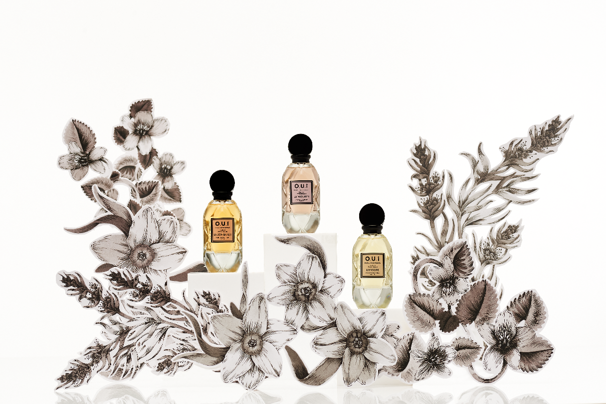 O.U.i Paris lança fragrâncias com flores inesperadas da alta perfumaria francesa