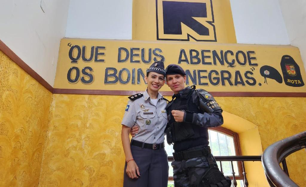 Tenente-coronel da PMMT é a primeira mulher a se formar em um curso de especialização da Rota-SP