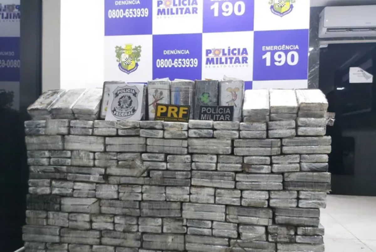 Motorista é preso com 549 kg de cocaína na BR-158, em Confresa