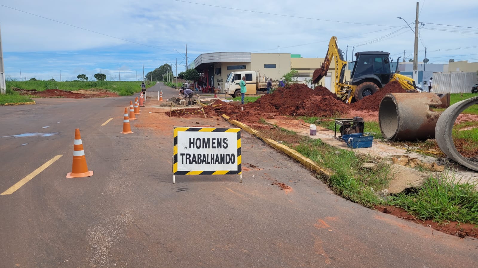 Rondonópolis | Região do Atlântico passa por obras de melhorias no abastecimento e Sanear solicita uso racional