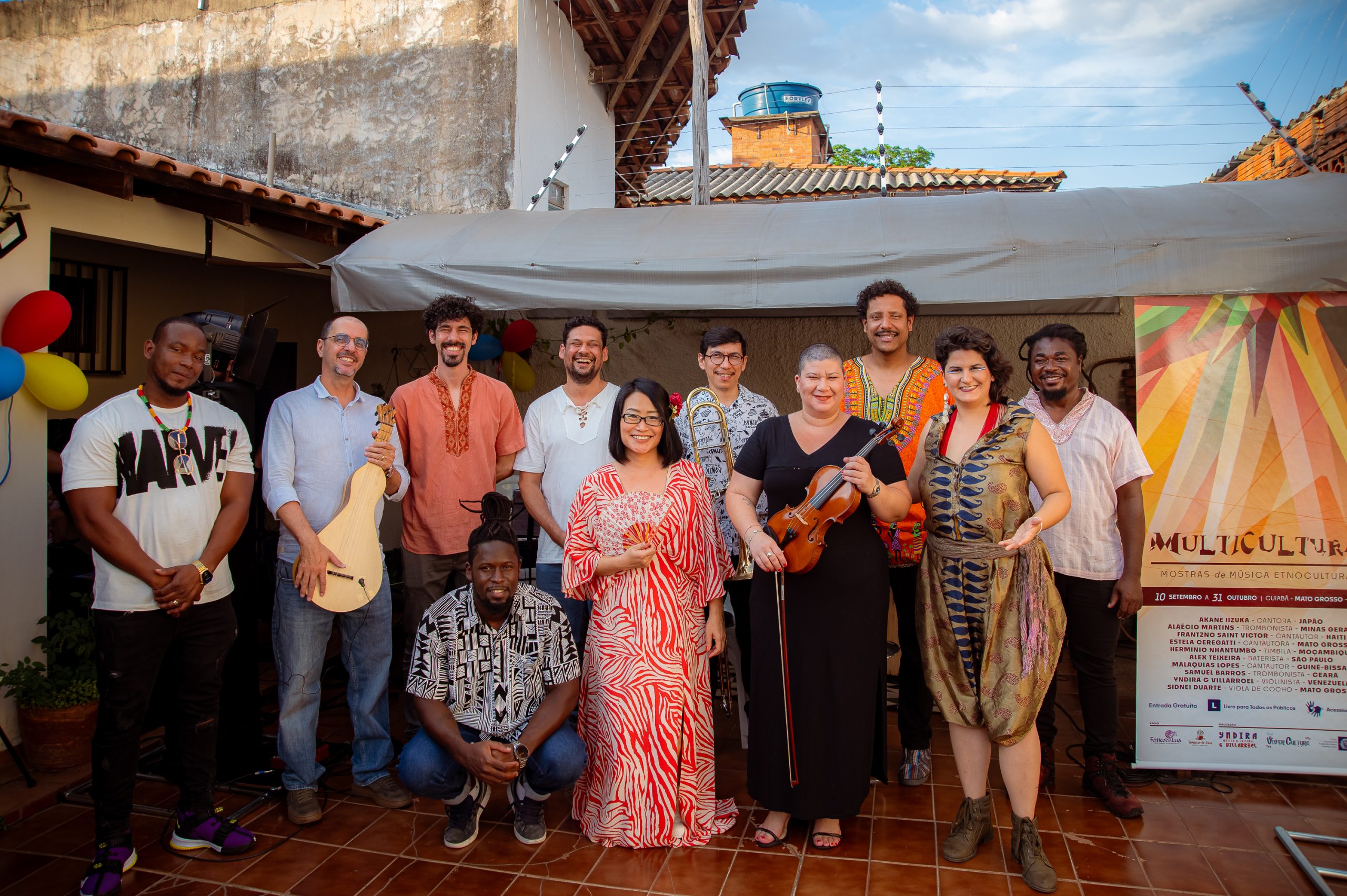 Em Cuiabá, músicos imigrantes e brasileiros se unem em apresentação no domingo (17)