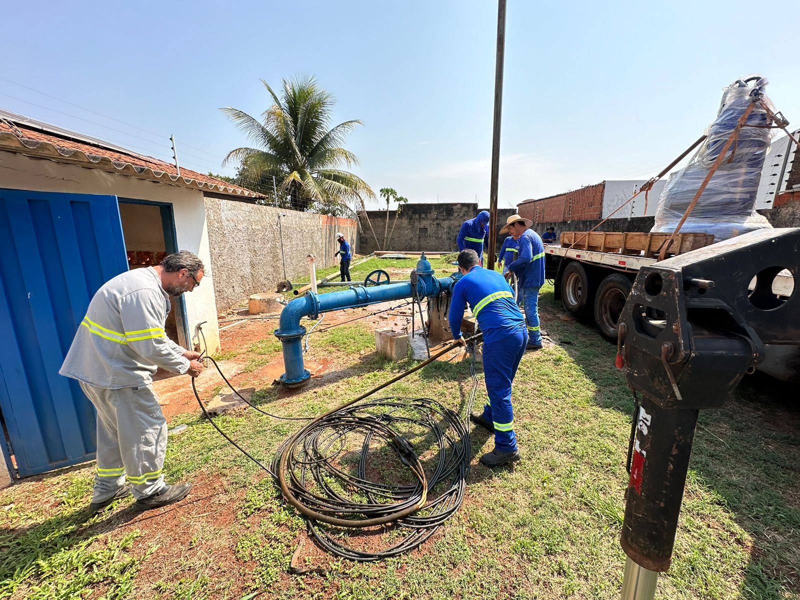 Presidente do Sanear cobra medidas contra panes elétricas que afetaram abastecimento de água