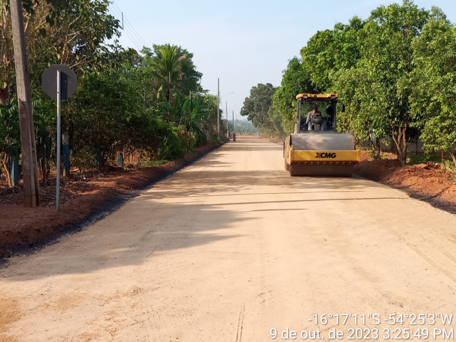 Obras de pavimentação estão em fase de conclusão no distrito do Naboreiro