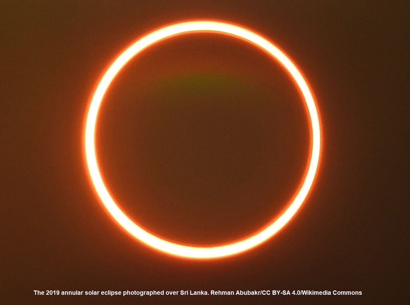 Eclipse solar na tarde de 14 de outubro