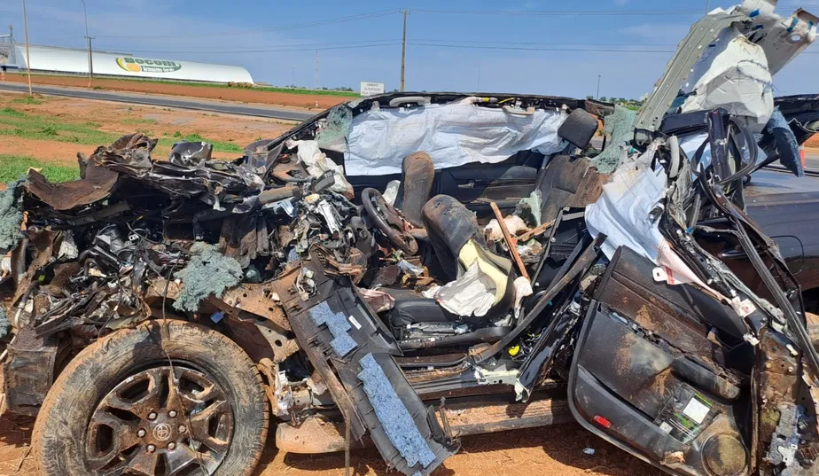 Sorriso | Caminhonete envolvida em acidente que matou 4 jovens na BR-163 estava acima da velocidade, diz PRF