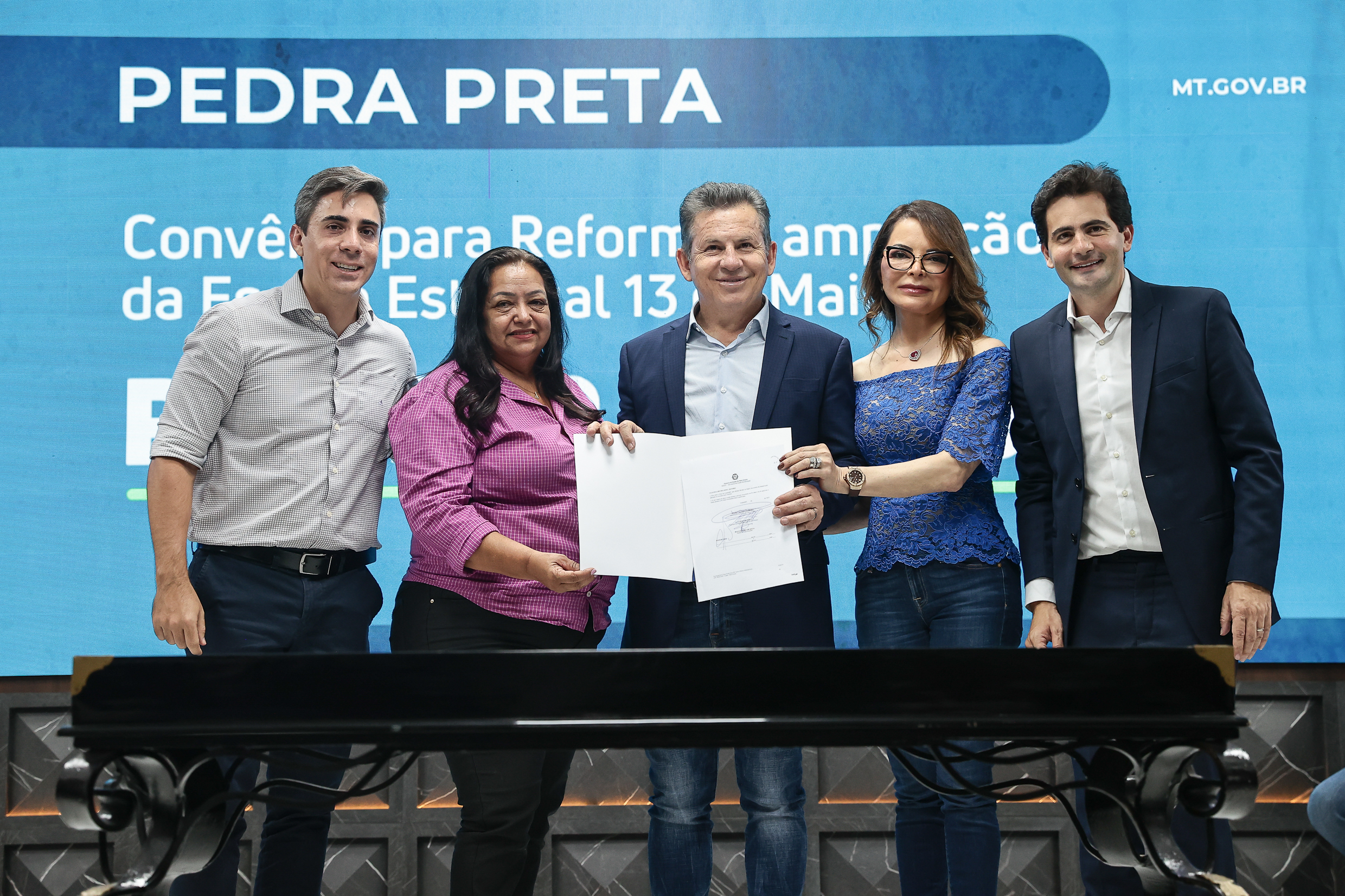 Pedra Preta | Iraci assina convênio com Estado de R$ 1,3 milhões para reforma e ampliação da Escola 13 de Maio