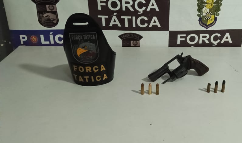 Polícia Militar prende homem por porte ilegal de arma em Rondonópolis