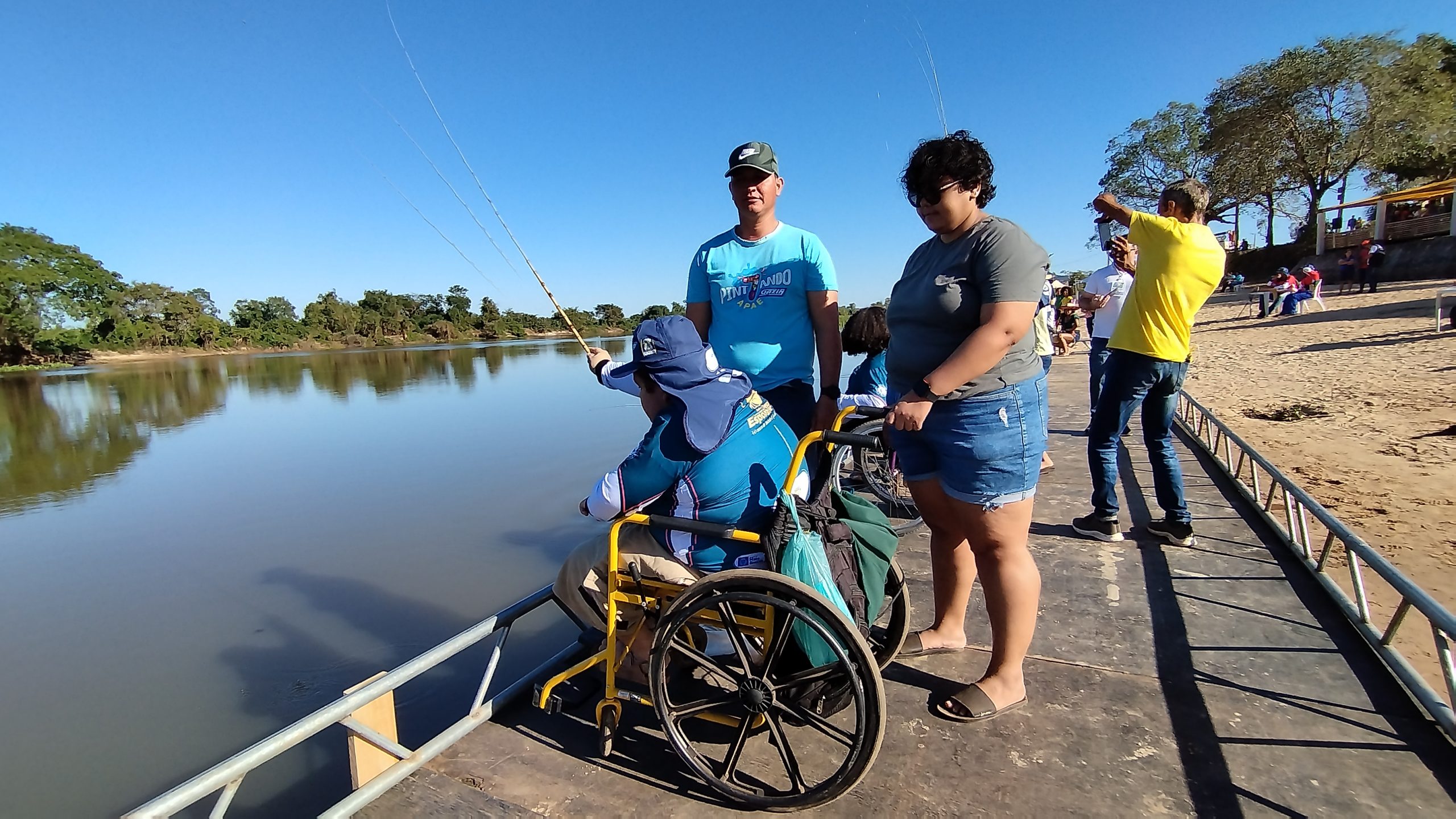 Cáceres | Prova PcD abre as competições de pesca esportiva do FIPe