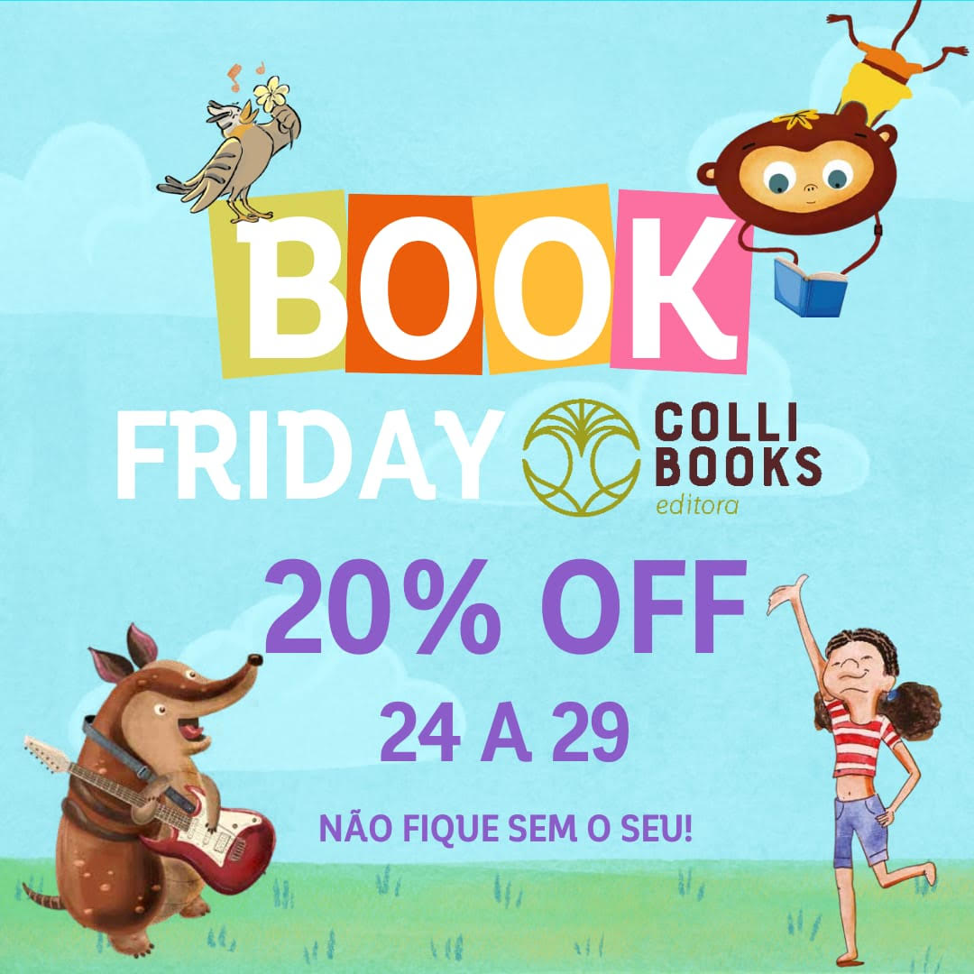 Colli Books lança campanha Black Friday com desconto de 20% em todo o acervo literário