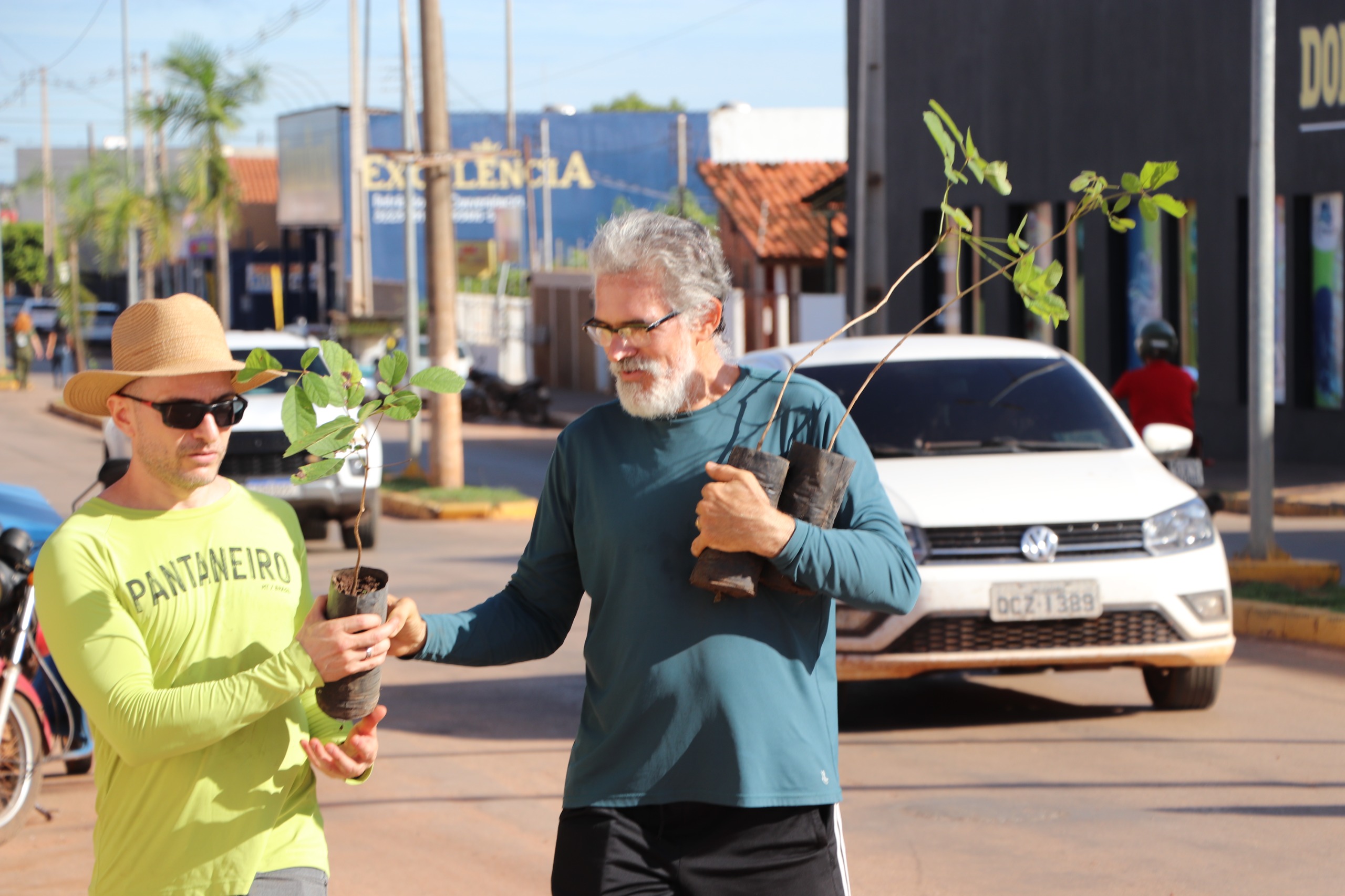 Projeto ‘Cidade Floresta’ planta 250 mudas de árvores nativas do Pantanal em Cáceres